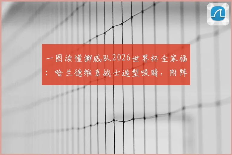 一图读懂挪威队2026世界杯全家福：哈兰德维京战士造型吸睛，附阵容解析与战术看点